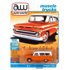 1:64 Масштабная модель CHEVROLET 1965 Suburban, orange