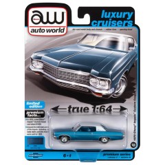 1:64 Масштабная модель Auto World Premium 1970 Chevrolet Impala Custom Coupe Astro Blue