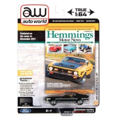 1:64 Масштабная модель 1971 FORD MUSTANG BOSS 351 DARK GREEN METALLIC
