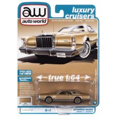 1:64 Масштабная модель Auto World Premium 1978 Lincoln Continental Mark V Gold