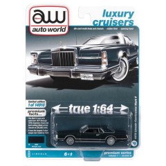 1:64 Масштабная модель Auto World Premium 1978 Lincoln Continental Mark V Midnight Jade Green