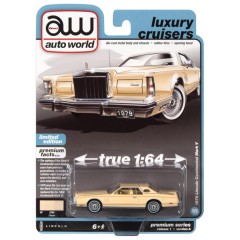 1:64 Масштабная модель Auto World 1979 Lincoln Continental Mark V Cream