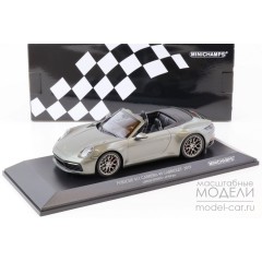 1:18 Масштабная модель Porsche 911 Carrera 4S Cabriolet - 2019 (green)
