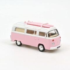 1:43 Масштабная модель VW T2 Combi Camper Van с досками для серфинга 1973 Pink