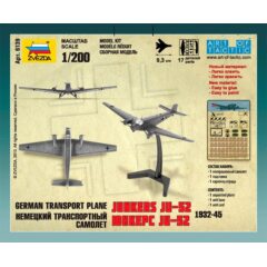 1:200 Сборная модель Немецкий Транспортный самолёт Ju-52 (1932-45)