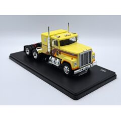 1:43 Масштабная модель седельный тягач INTERNATIONAL Transtar 4300 1980 Yellow/Red/Orange
