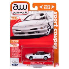 1:64 Масштабная модель Auto World 1993 Ford Probe GT Performance White
