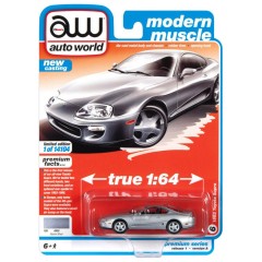 1:64 Масштабная модель 1993 TOYOTA SUPRA SILVER