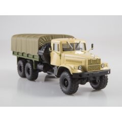 1:43 Легендарные грузовики СССР №34 - КрАЗ-255Б1 бортовой с тентом