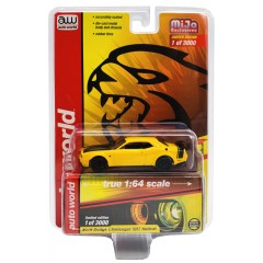 1:64 Масштабная модель 2019 DODGE CHALLENGER SRT HELLCAT YELLOW