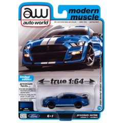 1:64 Масштабная модель Auto World 2021 Shelby GT500 Carbon Fiber Track Pack