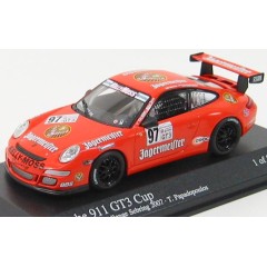 1:43 Масштабная модель Porsche 911 GT3 Cup Kelly-Moss Racing (T.Papadopolous) IMSA GT3 Cup Challenge Sebring 2007