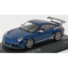 1:43 Масштабная модель Porsche 911 GT3 RS 3.8 (997 II) 2009 Blue Metallic