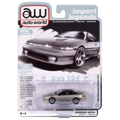 1:64 Масштабная модель Auto World 1990 Mitsubishi Eclipse GSX LaSalle Silver Metallic