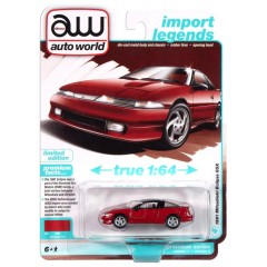 1:64 Масштабная модель Auto World 1991 Mitsubishi Eclipse GSX Red