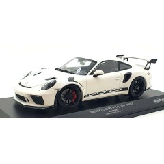 1:18 Масштабная модель Porsche GT3RS (991.2) - 2019 (white, black wheels)