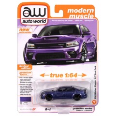 1:64 Масштабная модель Auto World Dodge Charger Plum Crazy