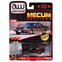 1:64 Масштабная модель Auto World Mecum 1971 Dodge Challenger R/T Dark Gold