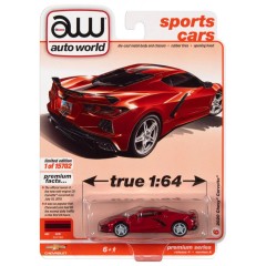 1:64 Масштабная модель CHEVY 2020 CORVETTE RED