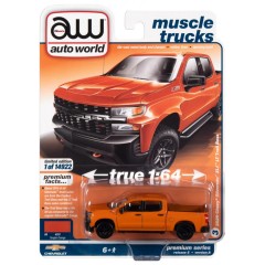 1:64 Масштабная модель CHEVY 2020 SILVERADO Z71 LT TRAIL BOSS ORANGE