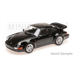 1:18 Масштабная модель Porsche 911 Turbo (964) 1990 (black)