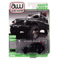 1:64 Масштабная модель JEEP 2017 WRANGLER SHARARA UNLIMITED BLACK