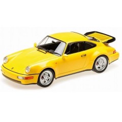 1:18 Масштабная модель Porsche 911 Turbo (964) 1990 (yellow)