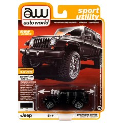 1:64 Масштабная модель JEEP WRANGLER GLOSS BLACK
