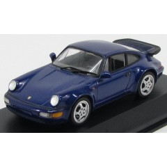 1:43 Масштабная модель Porsche 911 Turbo 1990 Blue Metallic