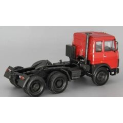 1:43 Масштабная модель МАЗ 64227 седельный тягач, бордовый
