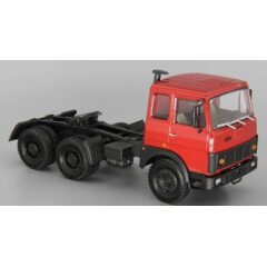 1:43 Масштабная модель МАЗ 64227 седельный тягач, бордовый