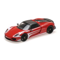 1:43 Масштабная модель Porsche 918 Spyder - Weissach Package w/ Le Mans Racing Design