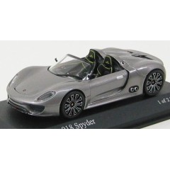 1:43 Масштабная модель Porsche 918 Spyder 2010 Grey Metallic