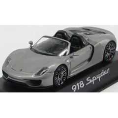 1:43 Масштабная модель Porsche 918 Spyder 2013 Silver
