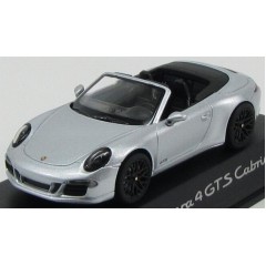 1:43 Масштабная модель Porsche 991 Carrera Cabriolet GTS 2014 Silver