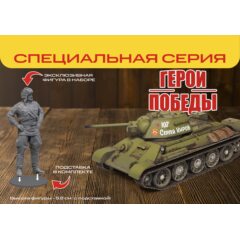 1:35 Герои Победы. Сборная модель Советский средний танк Т-34/76 обр. 1942 г.
