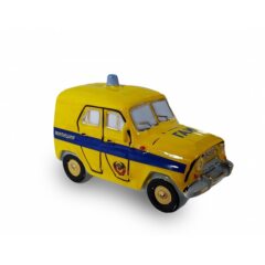 Ёлочная игрушка "ВНЕДОРОЖНИК - ГАИ" жёлтый