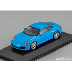 1:43 Масштабная модель Porsche 991 Carrera S 2012 (blue)