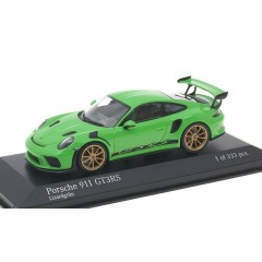 1:43 Масштабная модель Porsche 991 II GT3 RS - 2018 (lizard green / golden wheels)