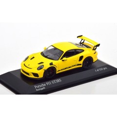 1:43 Масштабная модель Porsche 991 II GT3 RS - 2018 (racing yellow / black wheels)