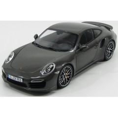 1:18 Масштабная модель Porsche 991 Turbo S 2014 Grey Metallic