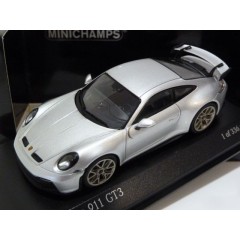 1:43 Масштабная модель Porsche 992 GT3 - 2020 (GT silver)