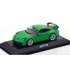 1:43 Масштабная модель Porsche 992 GT3 (python green)