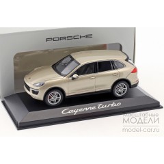 1:43 Масштабная модель Porsche Cayenne Turbo - 2014 (beige)