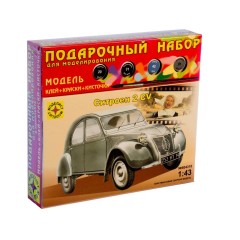 1:43 Подарочный набор. Сборная модель CITROEN 2CV