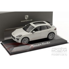 1:43 Масштабная модель Porsche Macan Turbo - 2019 (greymet)