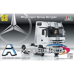 1:24 Сборная модель MERCEDES-BENZ Actros 1848 White Liner