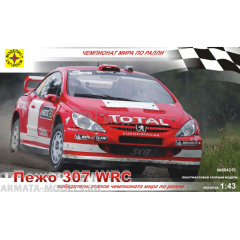 1:43 Сборная модель PEUGEOT 307 WRC