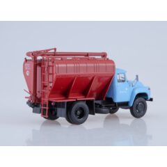 1:43 Масштабная модель Загрузчик сухих кормов ЗСК-10 на шасси ЗИЛ-130, поздний