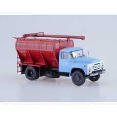 1:43 Масштабная модель Загрузчик сухих кормов ЗСК-10 на шасси ЗИЛ-130, поздний